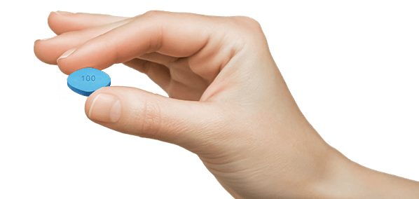 Lovento pill in hand