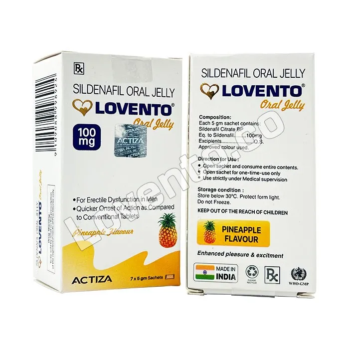 Sildenafil Oral Jelly Pineapple flavour