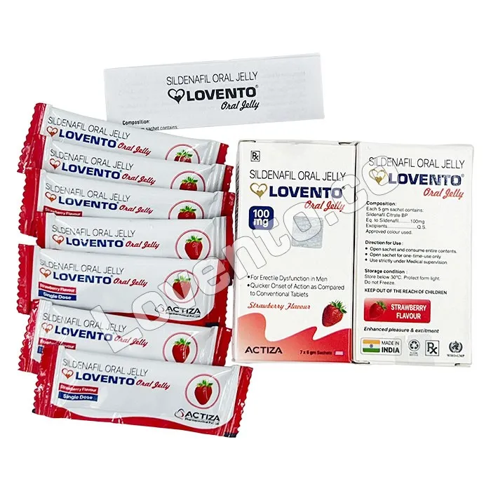 Sildenafil Oral Jelly Strawberry Flavour